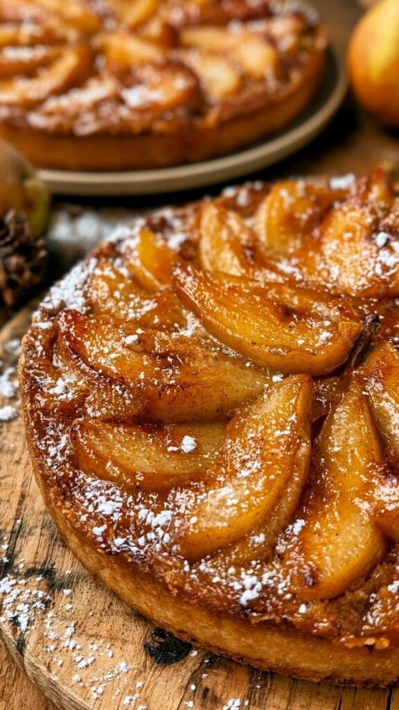 Tarta de peras. Foto: Pinterest