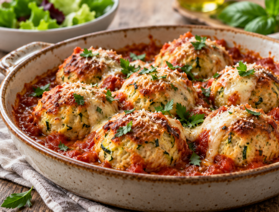 La receta fácil del día: albóndigas de pollo y zucchini al horno, jugosas y listas en 30 minutos