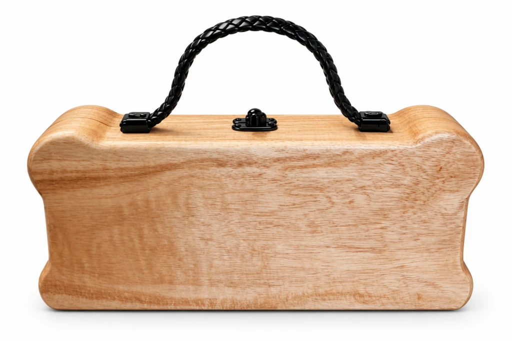 Cartera de madera, el nuevo lujo