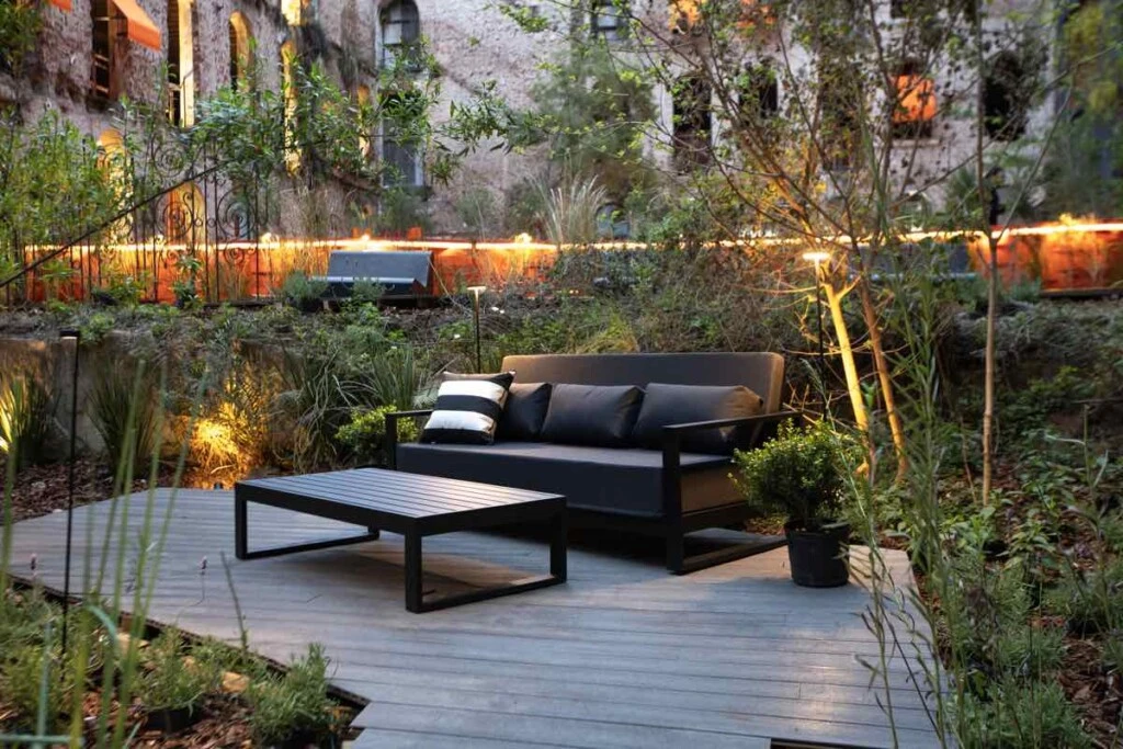 El living de exterior x Guadalupe Diez.