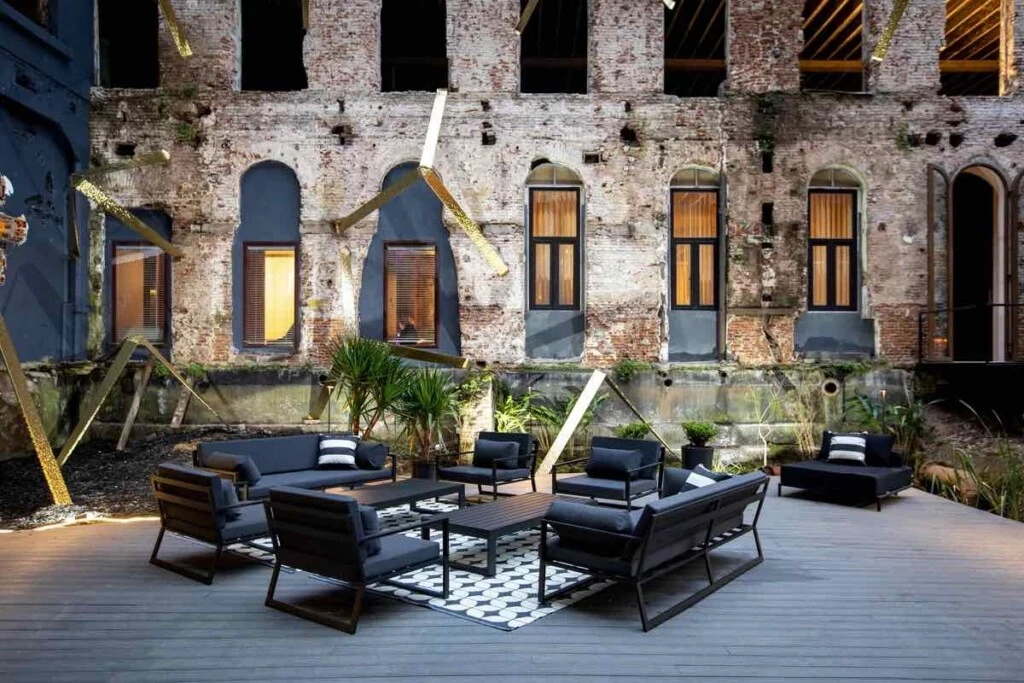 
El living de exterior x Guadalupe Diez. 