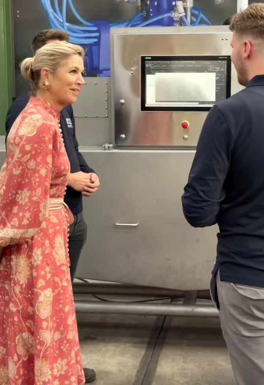 Máxima deslumbró con un vestido de inspiración oriental que rescató del placard