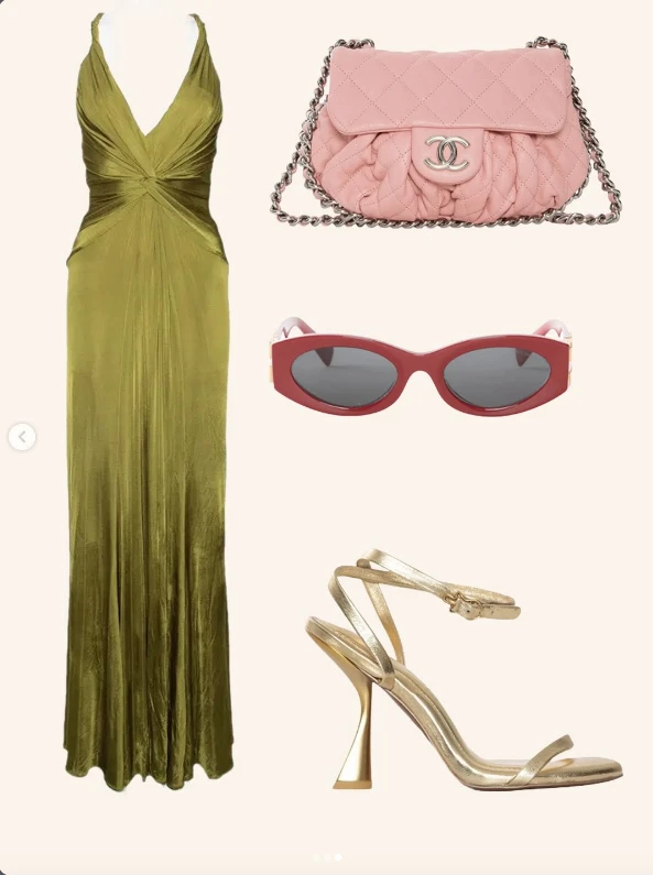 El look de Antonela Roccuzzo con el color que será tendencia: el verde pistacho.