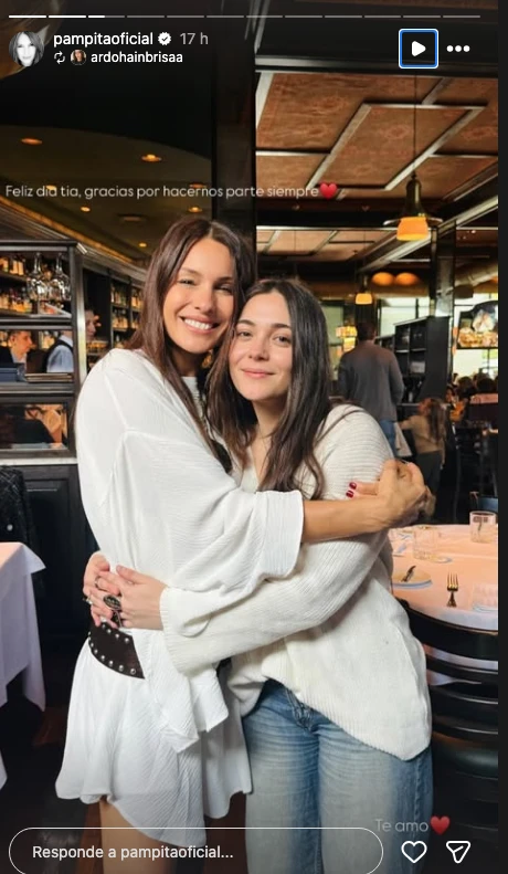 Pampita compartió distintas postales del encuentro familiar en sus redes sociales. Foto: Instagram.