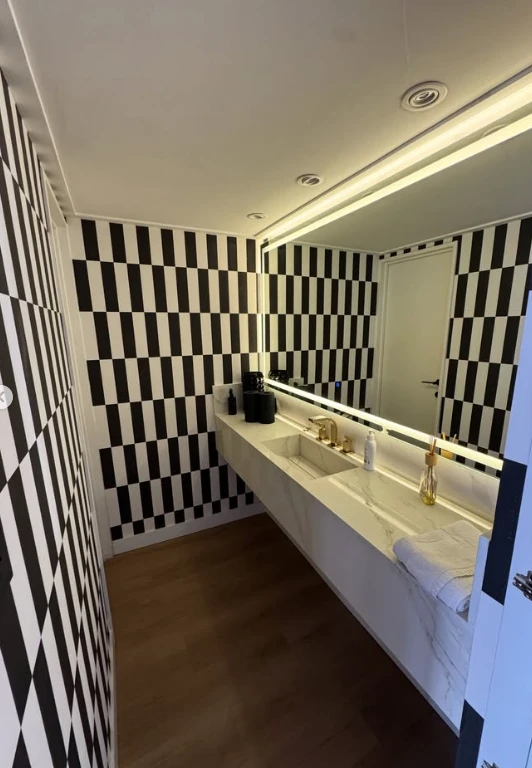 baño de recepción