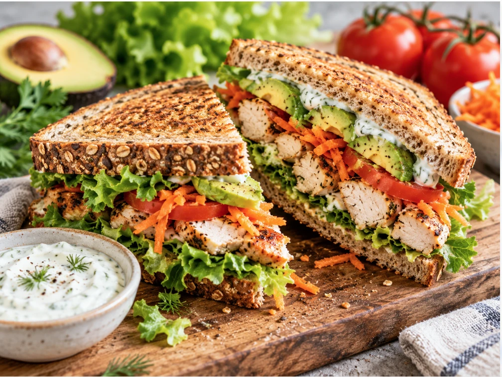 sandwich de pollo
