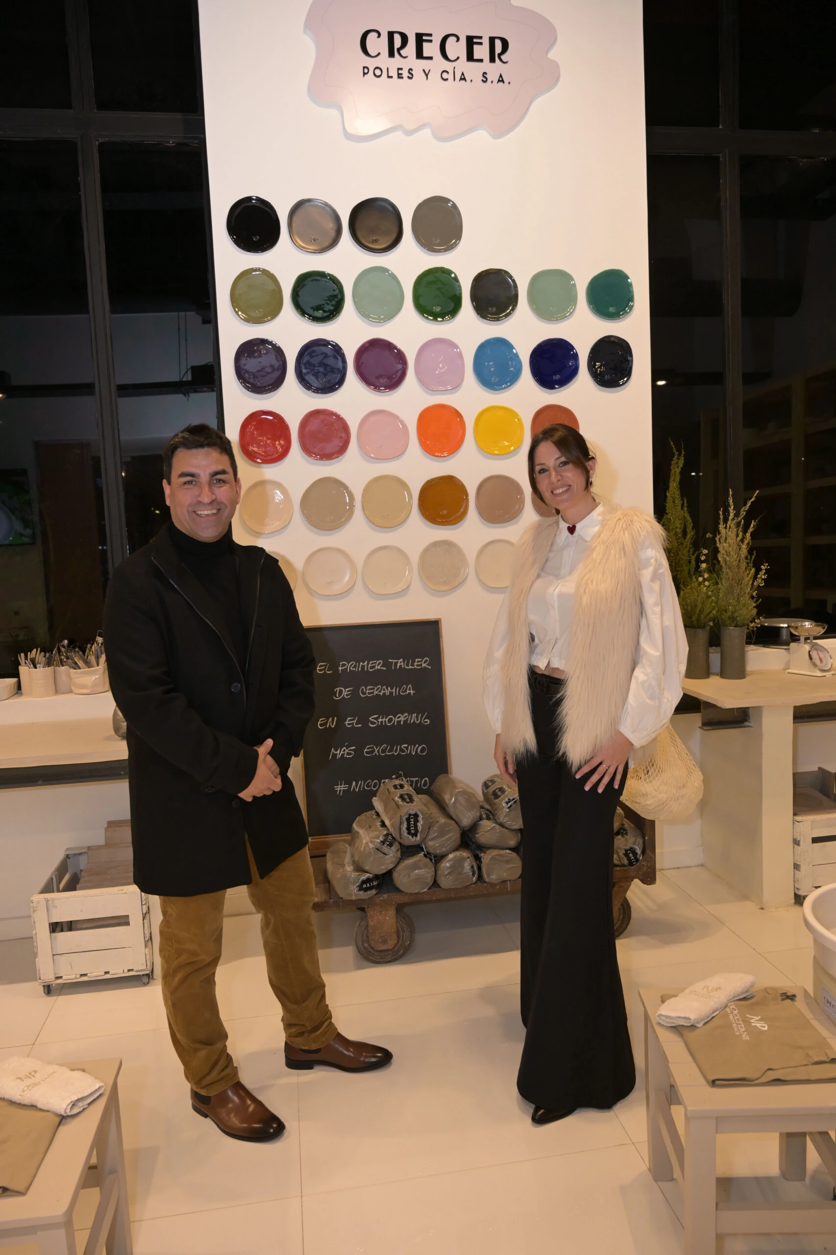 Claudio Turco Husain y su mujer Romina Ansaldo
