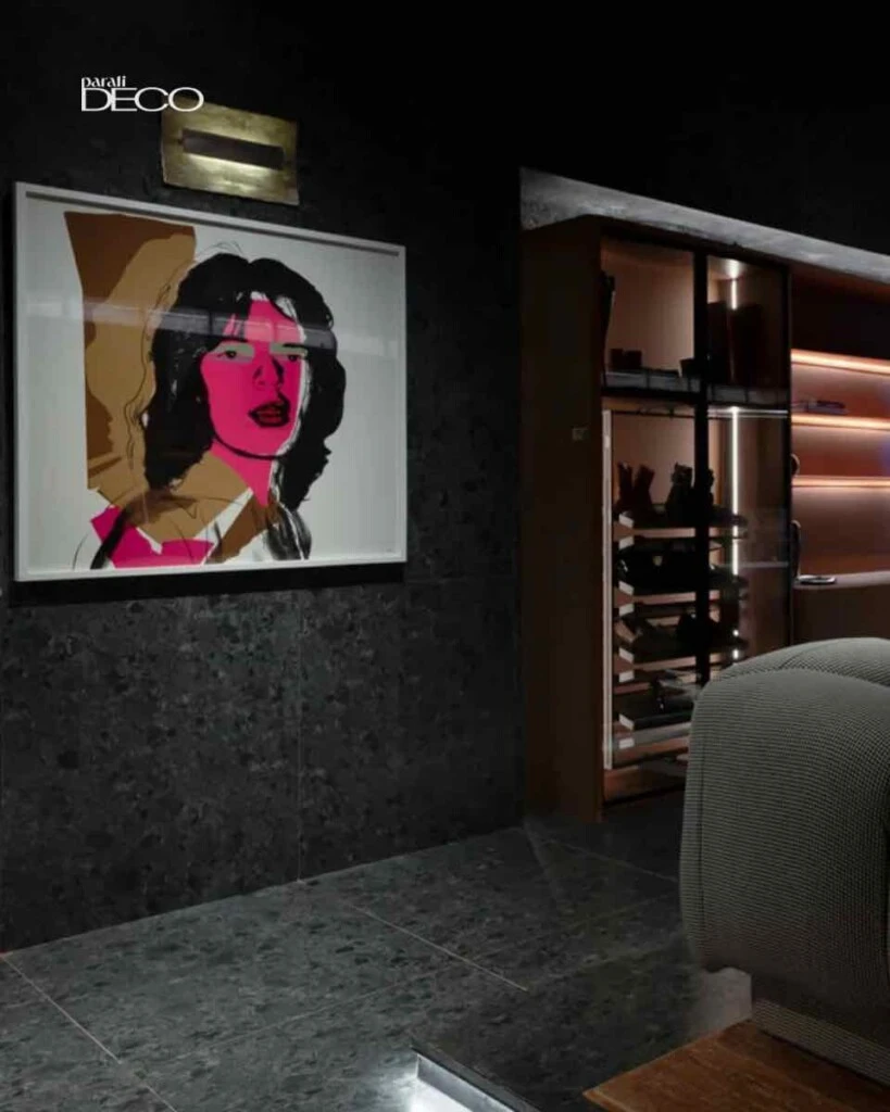 El vestidor de MÁXIMO interiorismo: glam & rockanoll. 