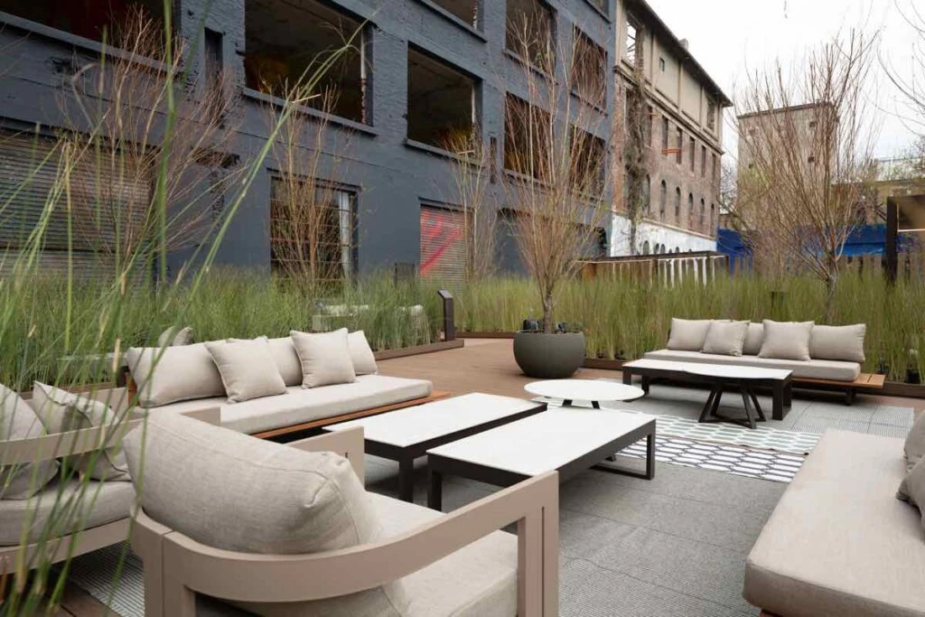 La terraza de Mike Outdoor Living. 