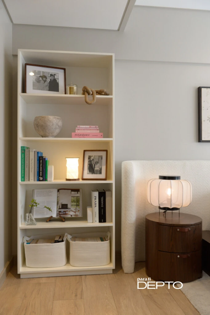 Un spot deco y súper práctico del dormitorio de Joaquin Vazquez. 