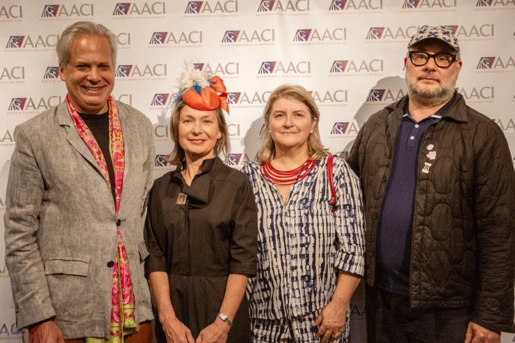 Francisco Ayala, Sharon Cairns, Laura Rieray y Rafael Peinador