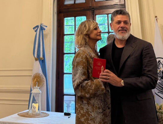 Andrea Ghidone y Pablo Otero se casaron por civil: los detalles de la ceremonia íntima