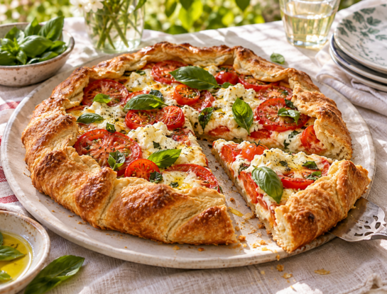 La receta fácil para el Día de la Madre: tarta rústica de tomates, ricota y queso, simple y deliciosa