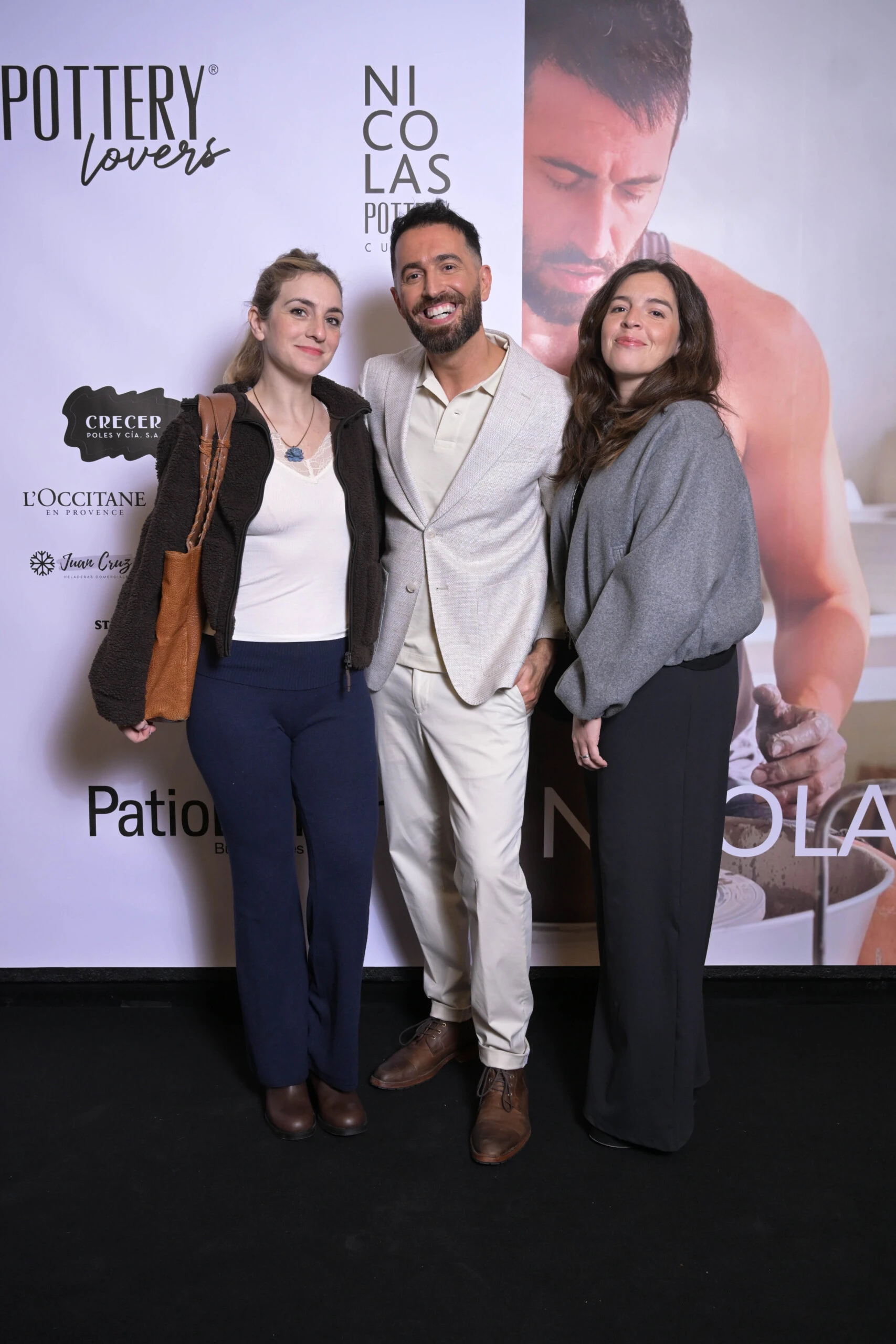 Julieta Zylberberg, Dalma Maradona y Nicolas Pottery