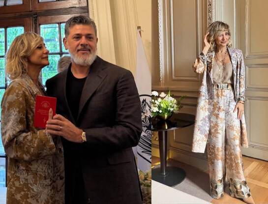 Andrea Ghidone se casó por civil con un look romántico que anticipa una de las tendencias de primavera-verano 2027