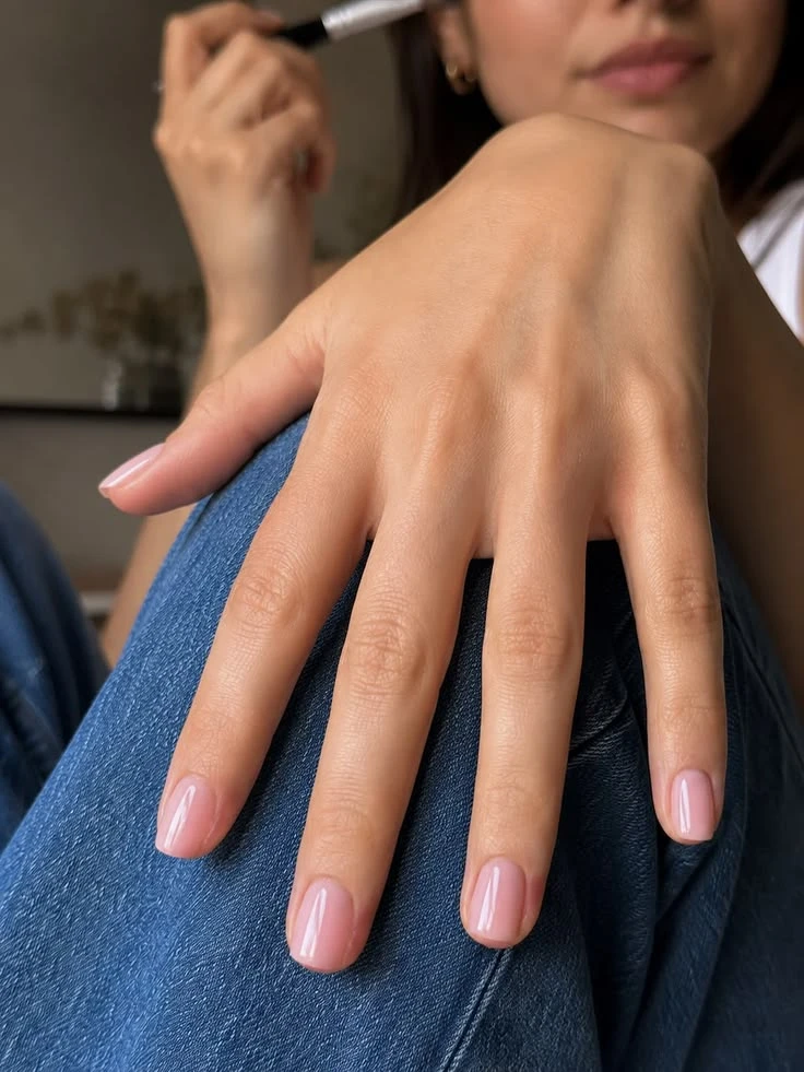 Rose water nails: las uñas rosas que suman brillo sin exagerar