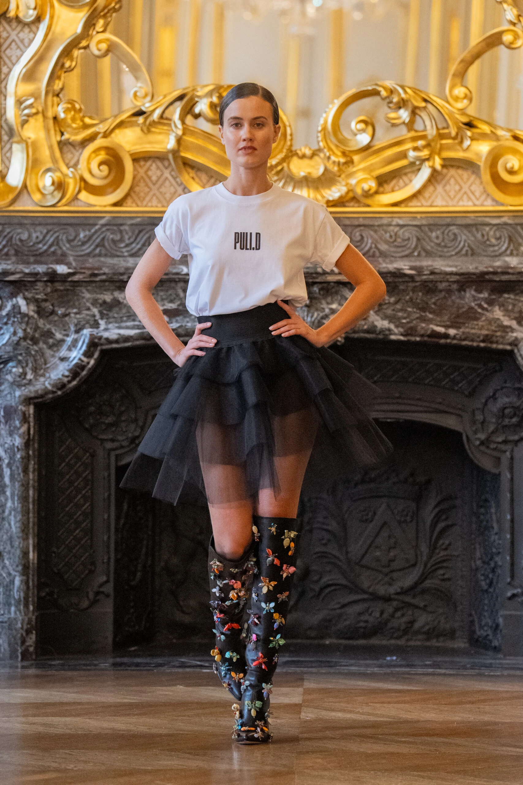 Desfile Puli D. en la Semana de la Moda en París.