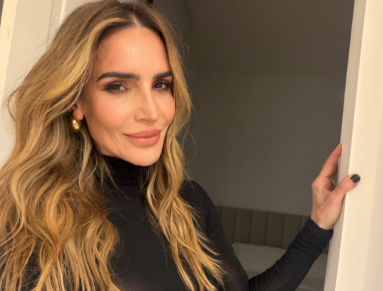 María Vázquez llevó la versión más elegante del naked dress