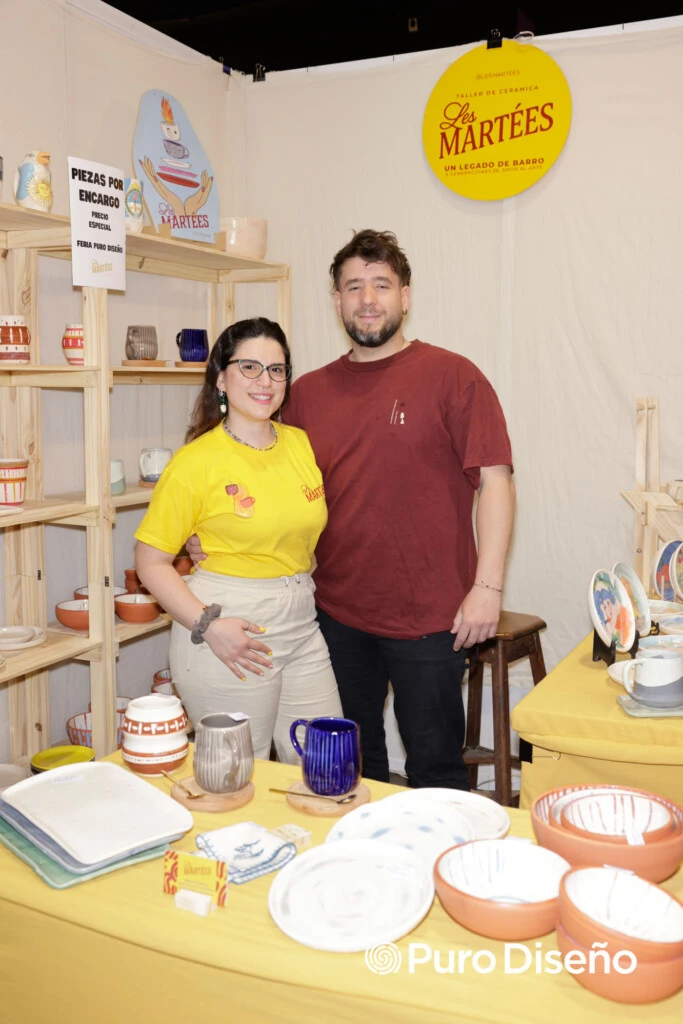 Con su pareja en Puro Diseño