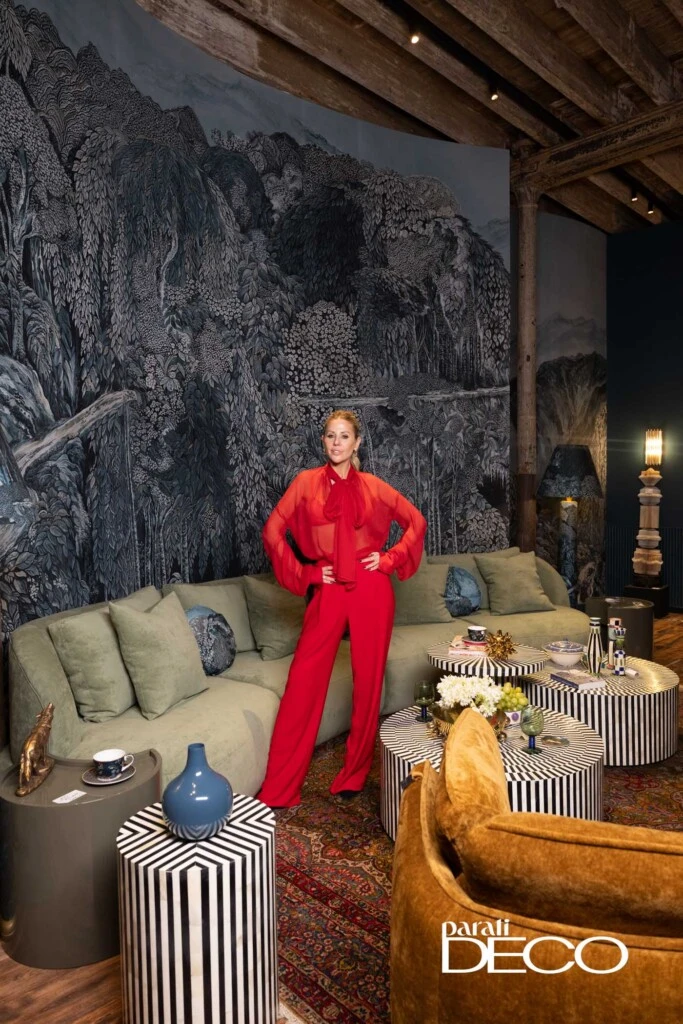 Barbie Simons en el espacio de Ramiro Arzuaga en Casa FOA
