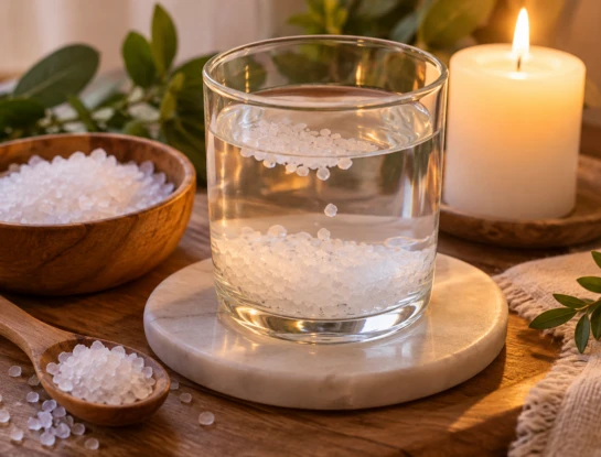 Ritual de sal y luz de vela