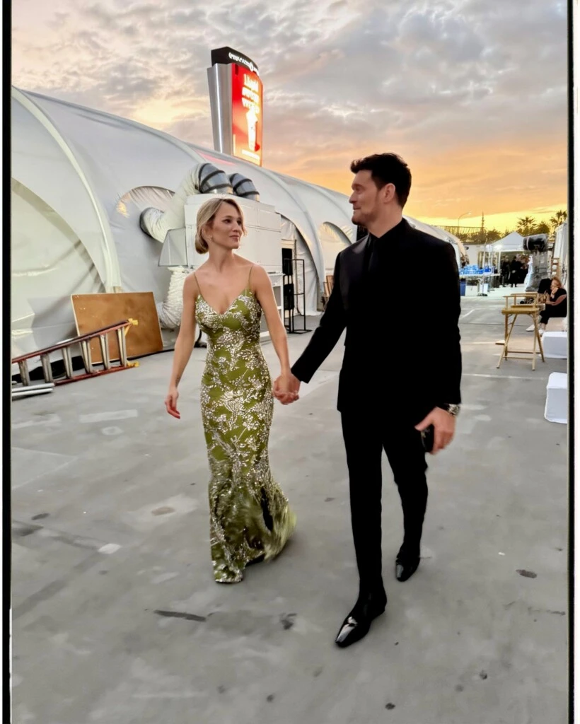 La noche también tuvo un significado especial porque Michael Bublé formó parte del evento con su música.