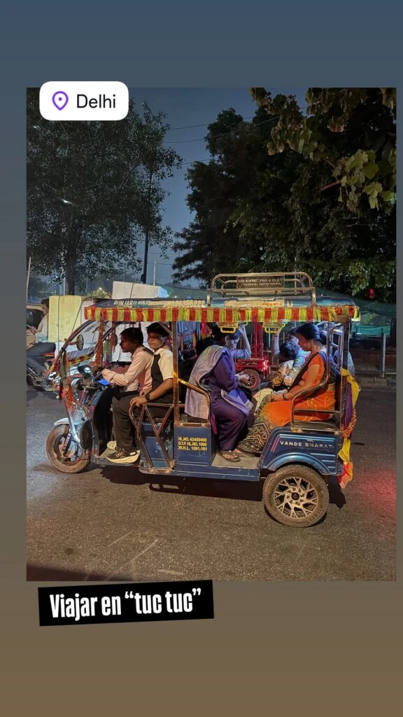 Las fotos del exótico viaje de Roxy Vázquez a la India