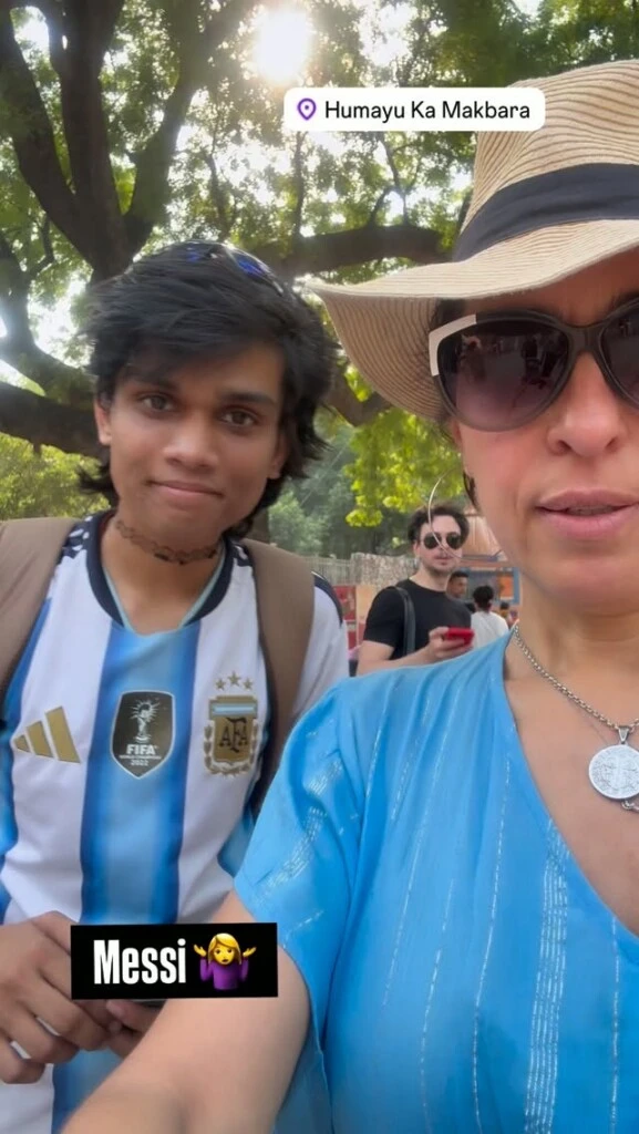 Las fotos del exótico viaje de Roxy Vázquez a la India