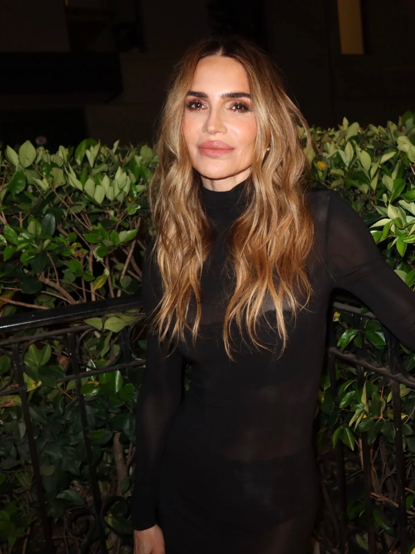 María Vázquez llevó la versión más elegante del naked dress