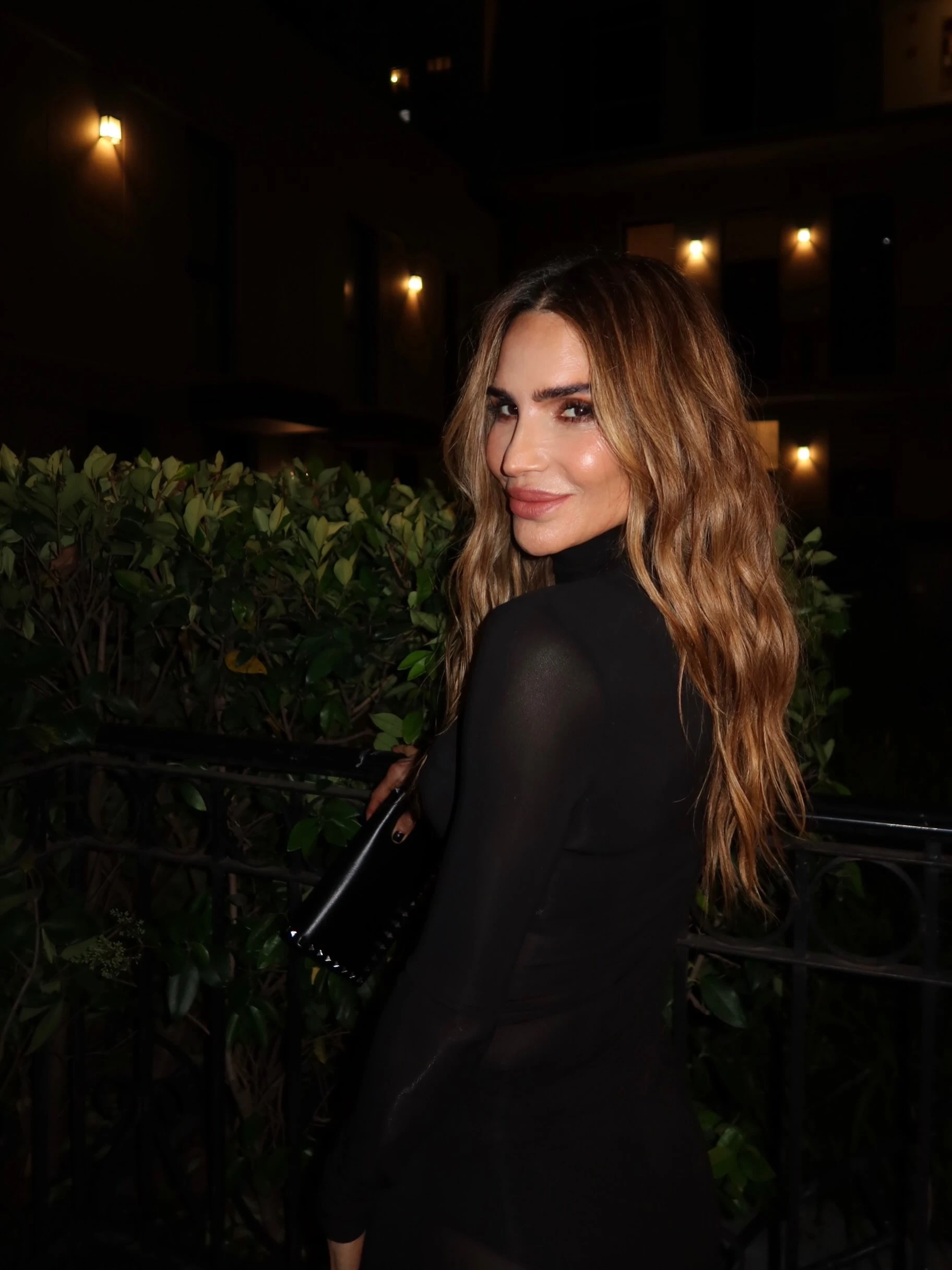 María Vázquez llevó la versión más elegante del naked dress