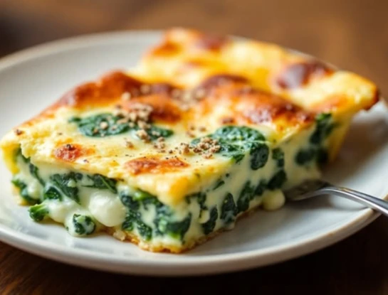 Soufflé de espinaca con queso: receta fácil al horno