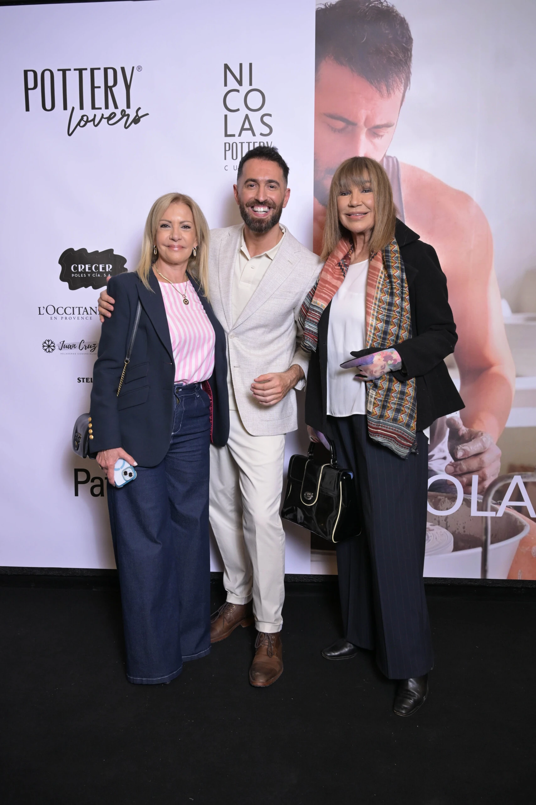 Susana Rocasalvo, Nicolas Pottery y Mora Furtado