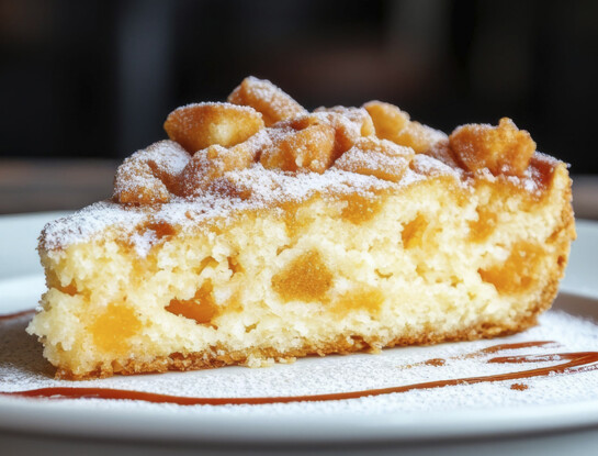 Tarta crumble de ricota y duraznos: una receta fácil con dulce de leche ideal para la merienda