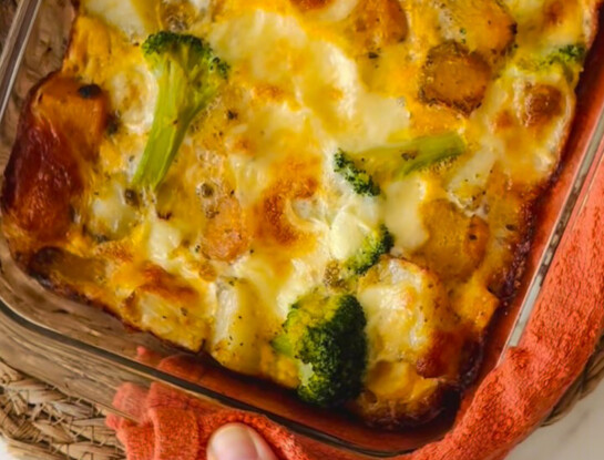 Tortilla de papa, calabaza y brócoli al horno: la receta fácil y rica para la cena