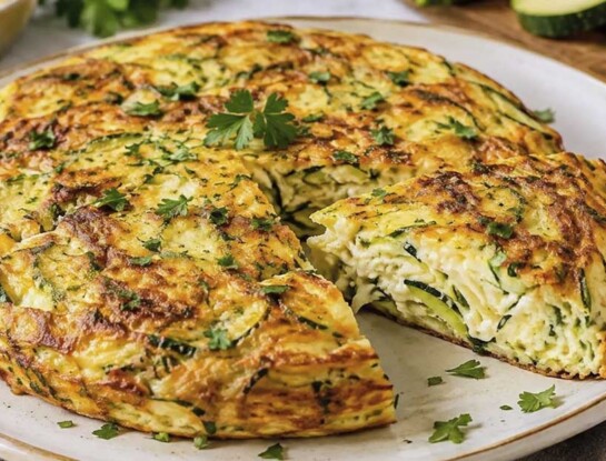 Tortilla de zucchini con queso: la receta fácil y proteica que se hace en sartén