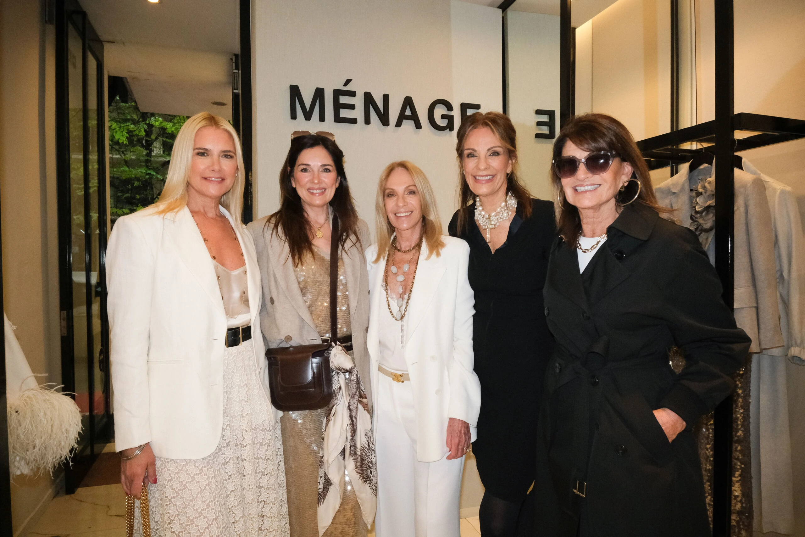 Valeria Mazza, Andrea Frigerio, Amelia Saban, Nequi Galotti y Teresa Calandra - Amelia Saban - Ménage à Trois- Distrito BAFA