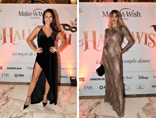 Vidriera: de Pampita a Guillermina Valdés, los looks de la gala de Make-A-Wish