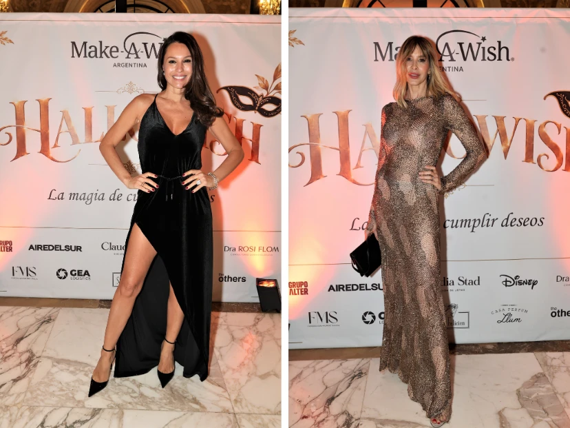 Vidriera: de Pampita a Guillermina Valdés, los looks de la gala de Make-A-Wish