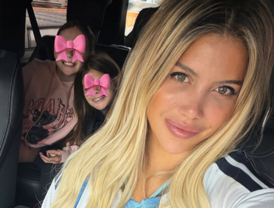 Wanda Nara mostró cómo acompañó a sus hijas al colegio tras el fuerte mensaje de Mauro Icardi