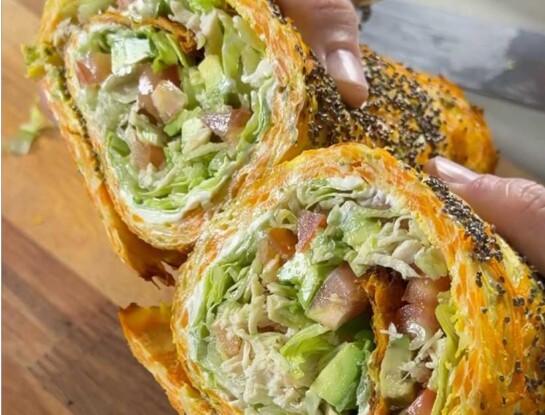 Wrap de verduras sin harinas: la receta fácil y saludable para una cena rica y liviana