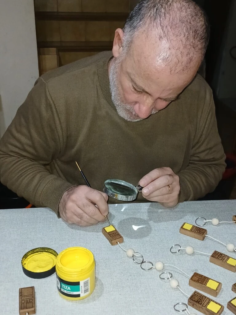 Juan trabajando