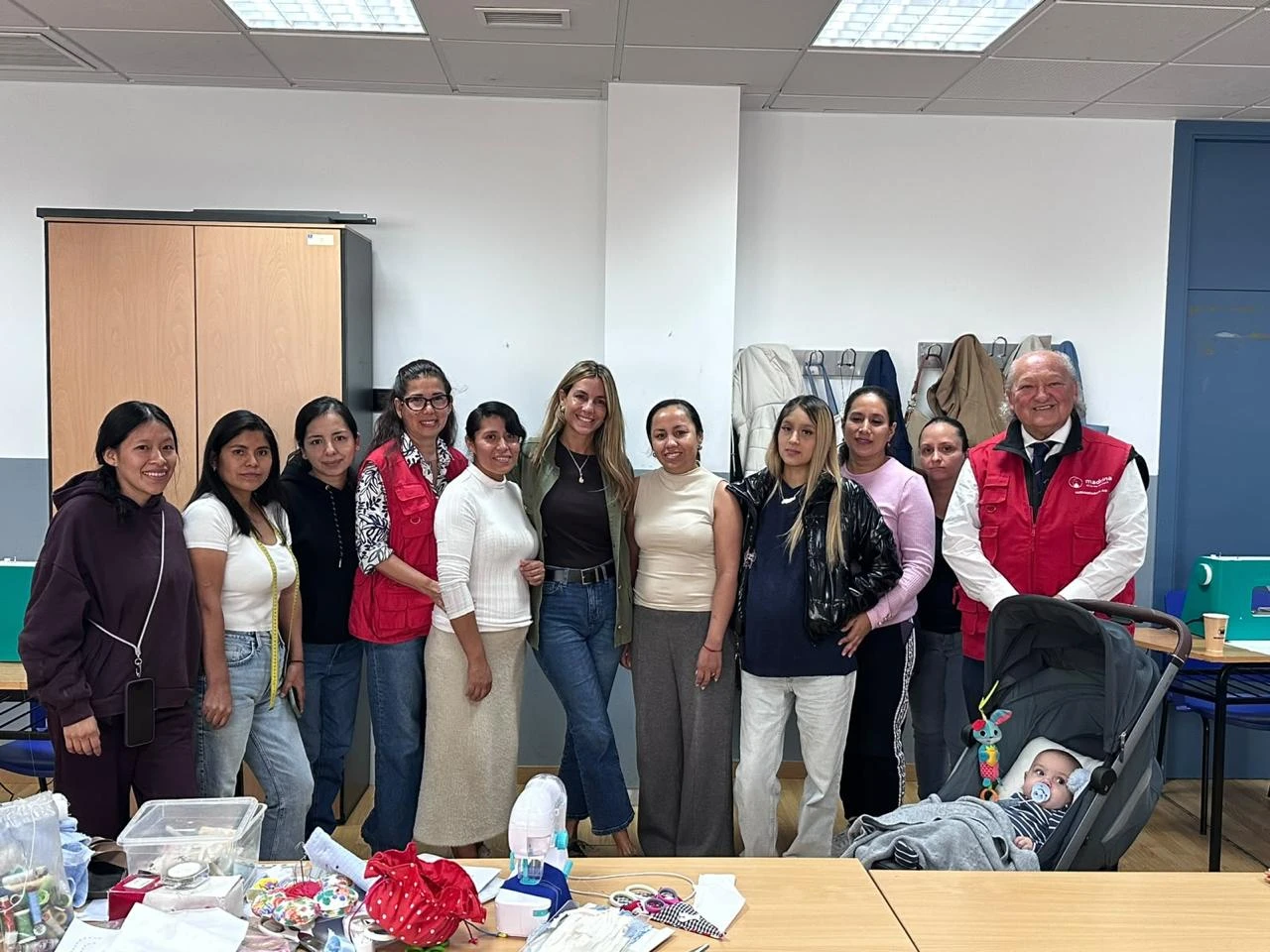 María Belén Ludueña visitó por segunda vez la Fundación Madrina en Madrid y fortaleció su compromiso con el acompañamiento y la capacitación de madres.