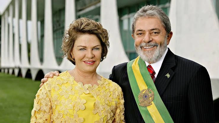 Con su segunda mujer
